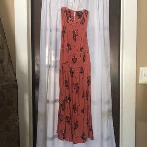 Smocked floral dress